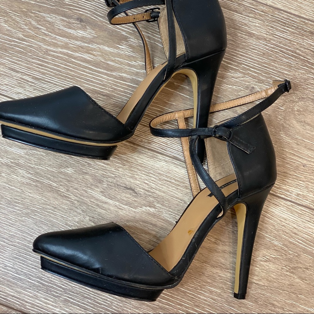 Forever 21 | Black Pointy Toe Platform Stiletto - Picture 8 of 13